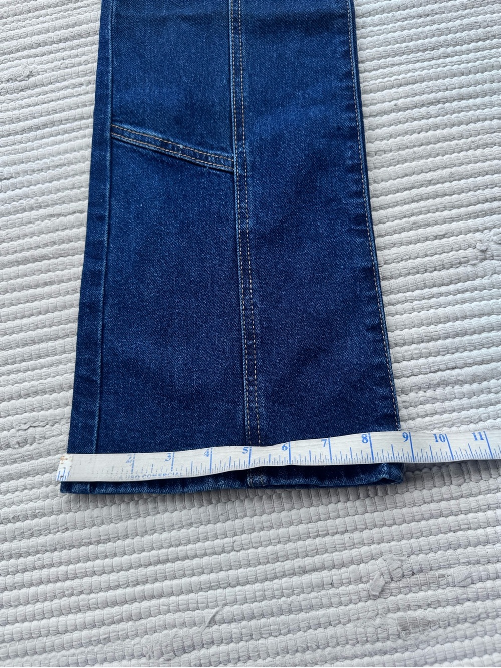 Von Dutch Graphic Jeans Y2K Dark Wash Flare Straight Leg Size 7/28 - Picture 4 of 9